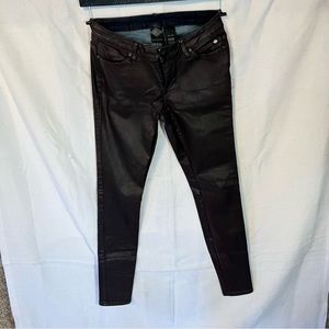Harley Davidson Leather Skinny Jeans